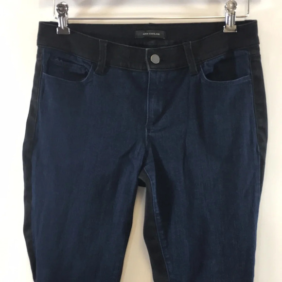 Ann Taylor The‎ Super Skinny Jeans Womens 8 Dark Wash / Black Modern Fit - Picture 2 of 9